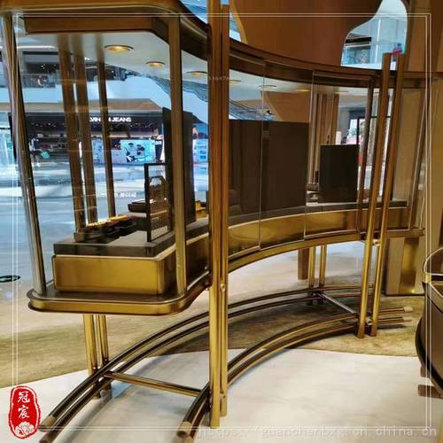 來圖廠家定制 304鏡面8k不銹鋼飾品架 酒柜 不銹鋼金屬制品圖片